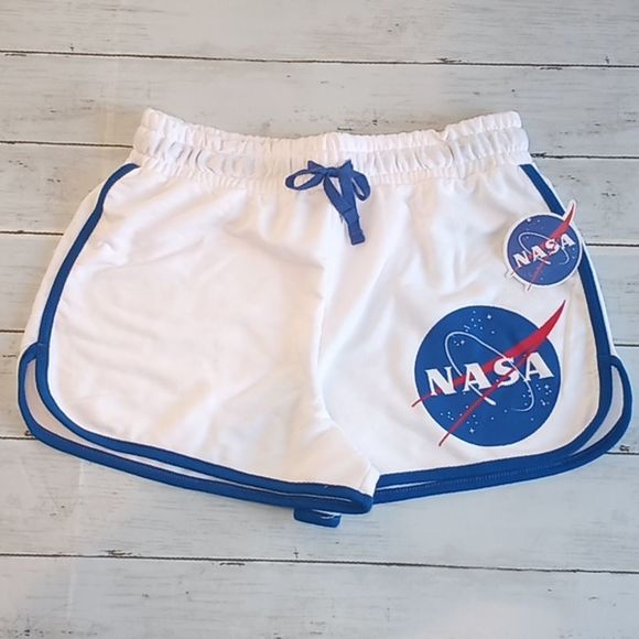 nasa Pants - Womens Nasa Graphic Lounge Shorts